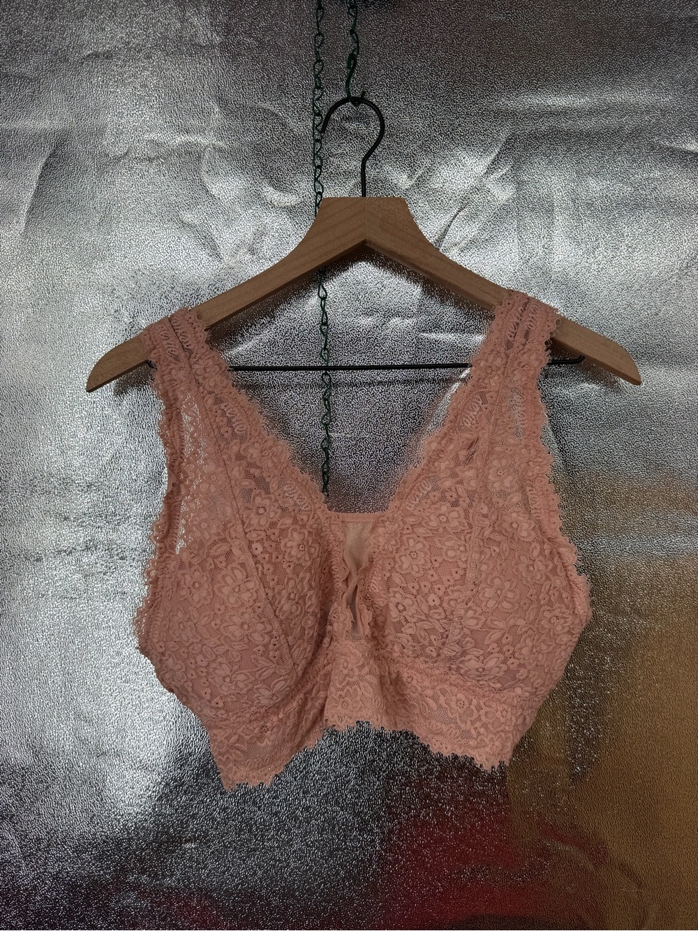 Aerie Bralette Pink Size XL